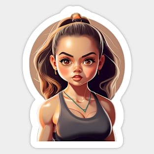 sport girl Sticker